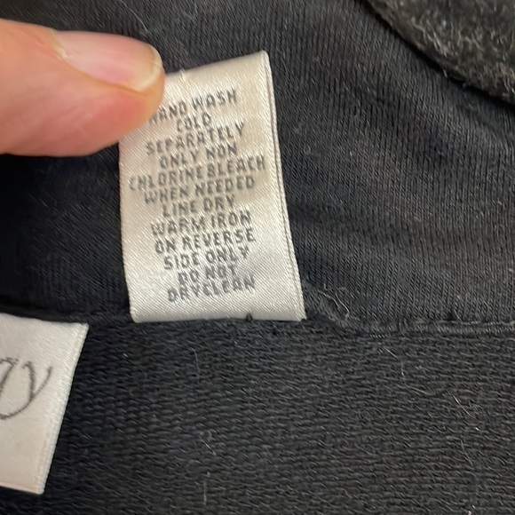 Zenergy By Chico's Black Embroided and Beaded Full Zip Jacket - Picture 8 of 10